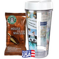 USA MADE Full Color Travel Mug with Coffee